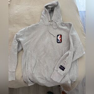 Rowing Blazers Gray Hoodie with NBA Logo